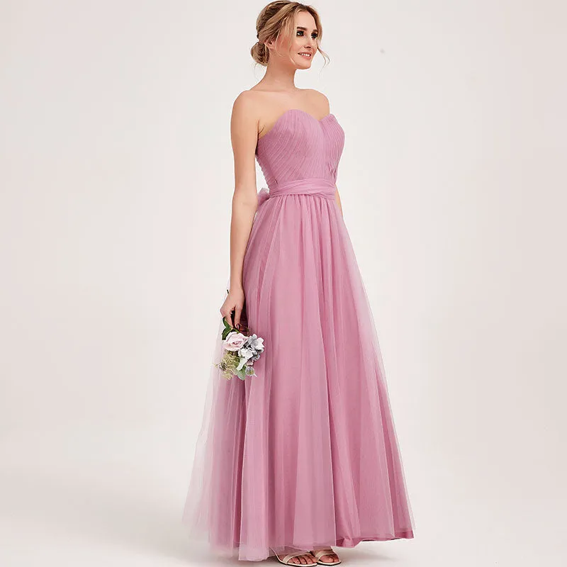 Mauve MULTI WAY Sweetheart Tulle Bridesmaid Dress