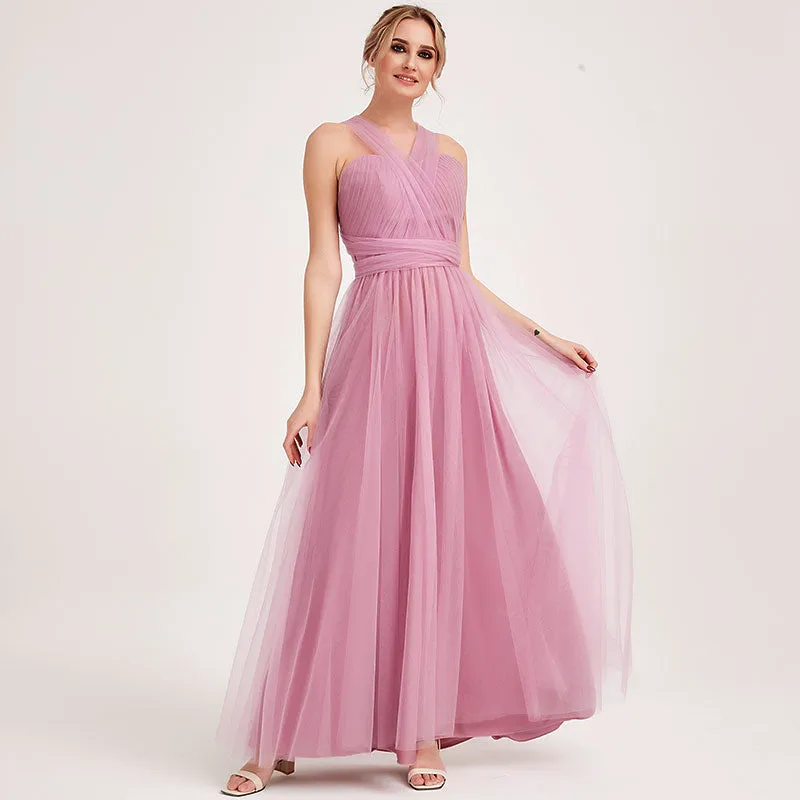 Mauve MULTI WAY Sweetheart Tulle Bridesmaid Dress