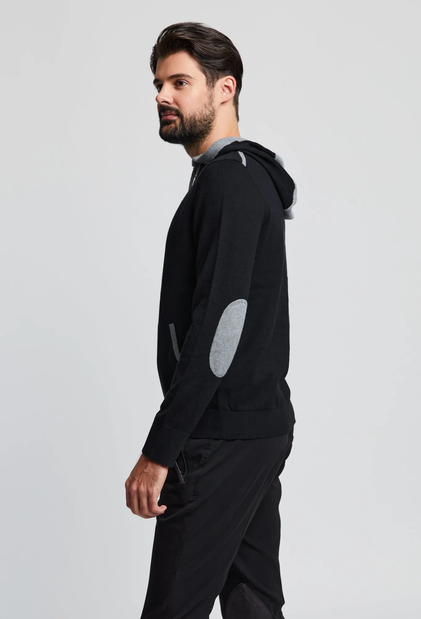 Men's Cotton & Cashmere Zip-Up