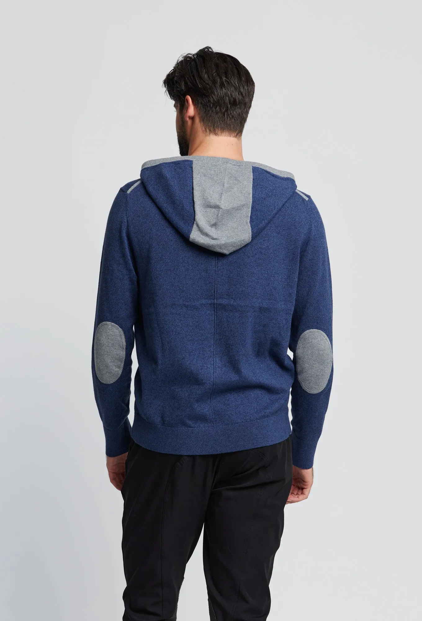 Men's Cotton & Cashmere Zip-Up