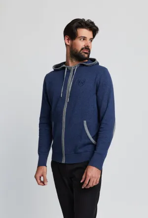 Men's Cotton & Cashmere Zip-Up