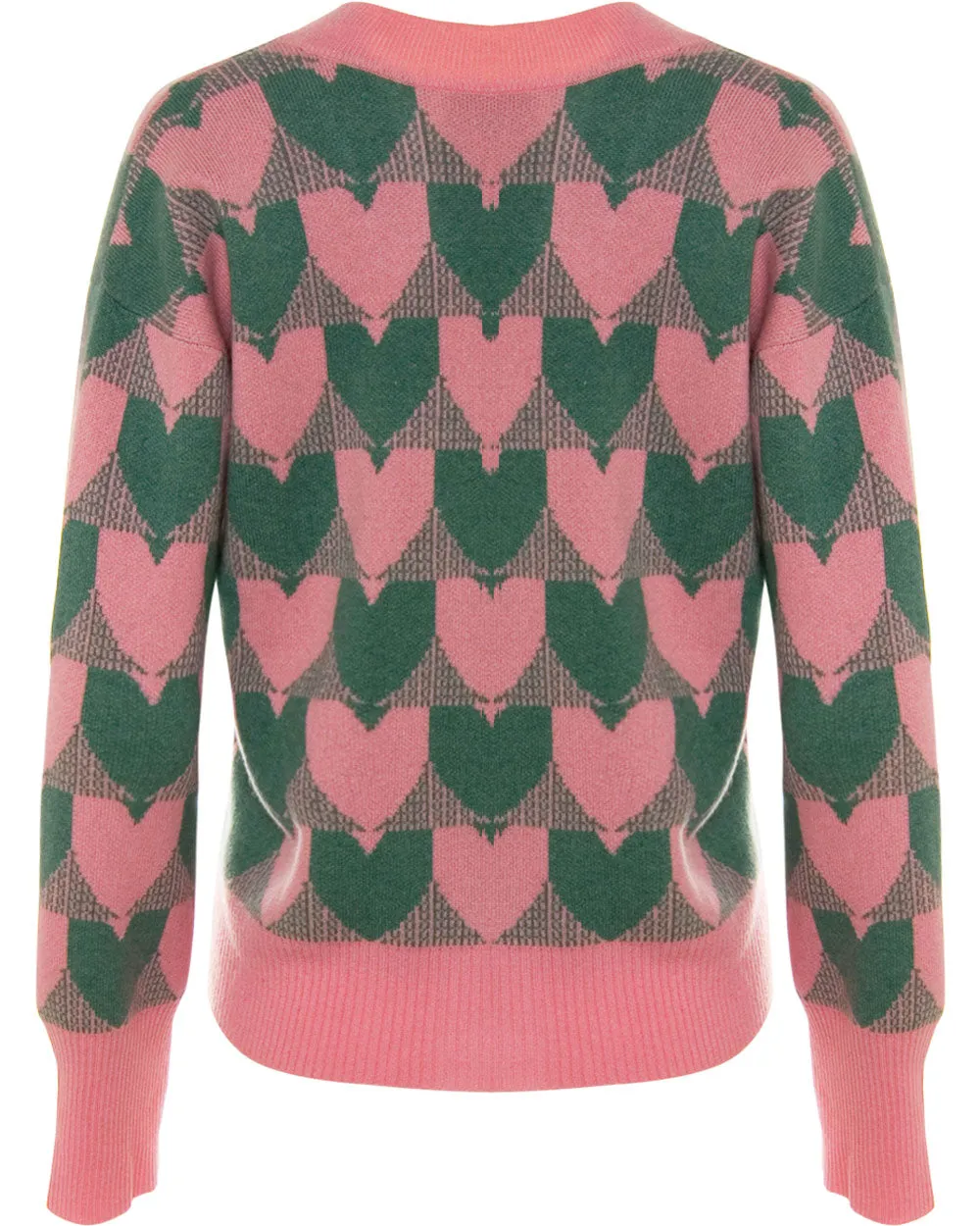 Moss Ricki Cardi Heart in Check