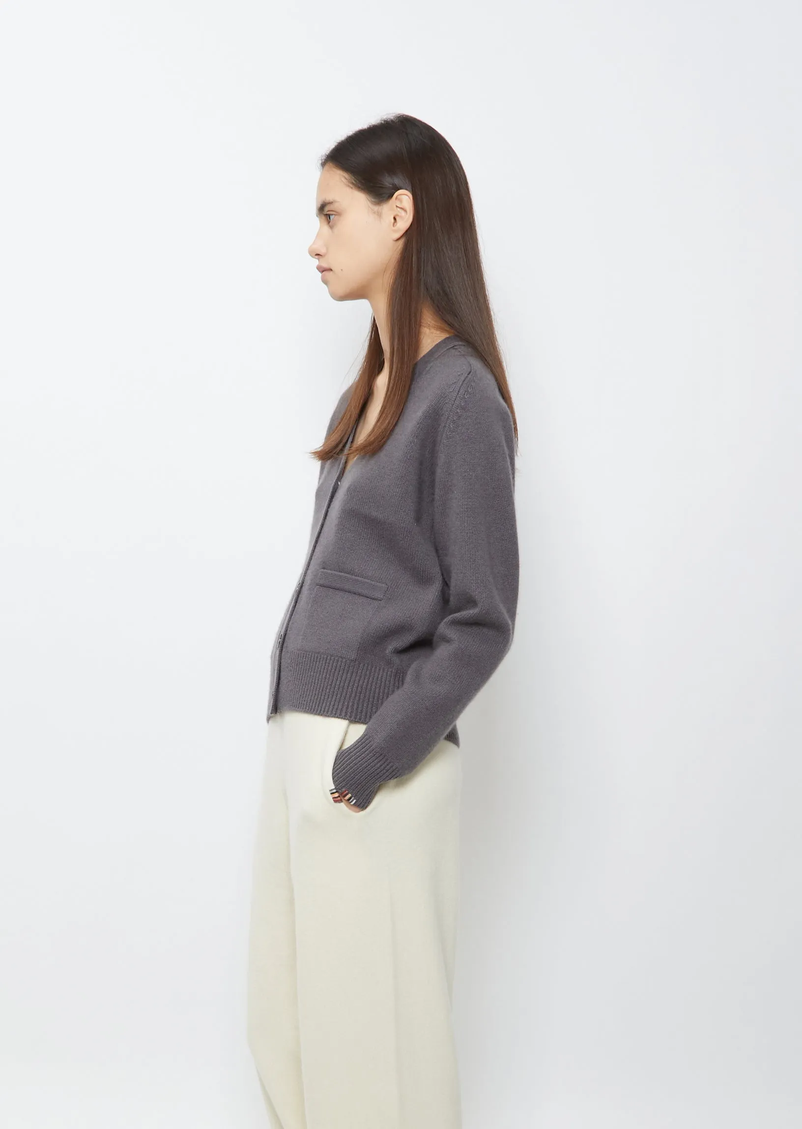 n°81 Card Cardigan — Concrete