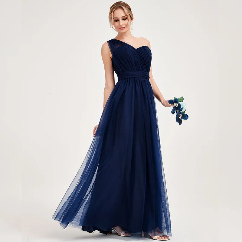 Navy Blue MULTI WAY Sweetheart Tulle Bridesmaid Dress