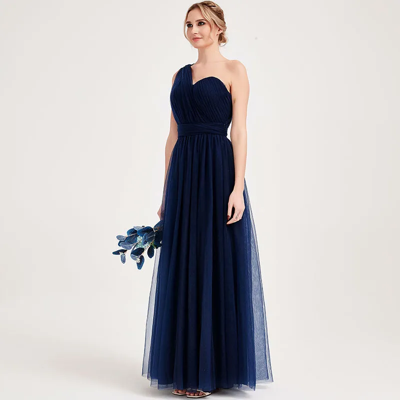 Navy Blue MULTI WAY Sweetheart Tulle Bridesmaid Dress