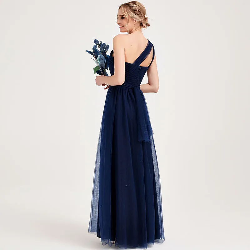 Navy Blue MULTI WAY Sweetheart Tulle Bridesmaid Dress
