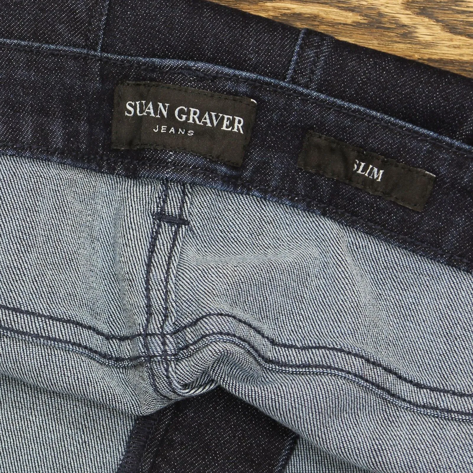NWT Susan Graver Petite High Stretch Denim Zip Front Ankle Jeans. A372476 20WP