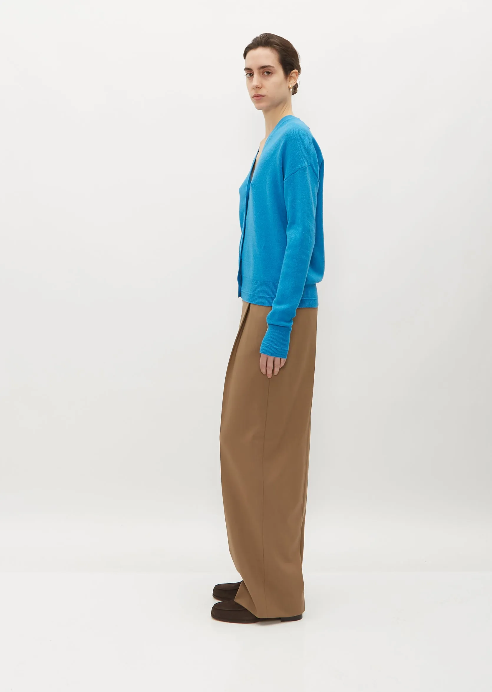 Organic Cotton & Recycled Cashmere Boyfriend Cardigan