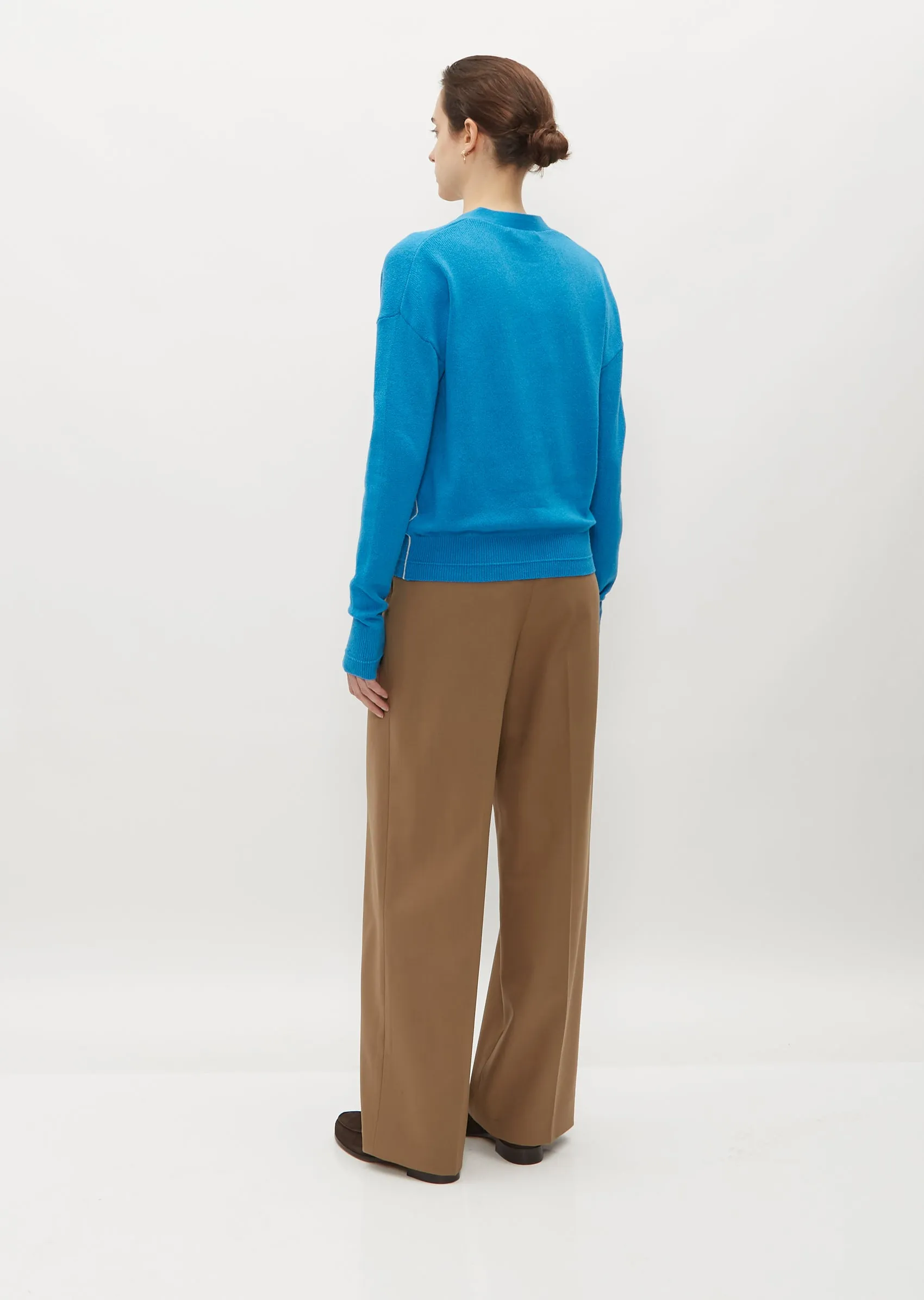 Organic Cotton & Recycled Cashmere Boyfriend Cardigan