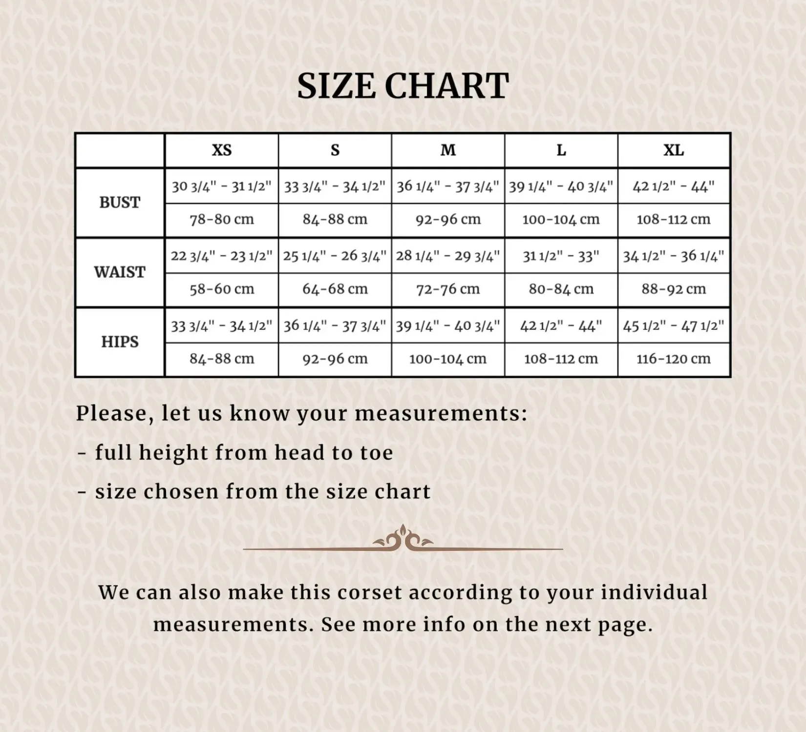 Overbust historical corset with flossing