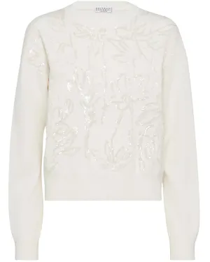 Panama Paillette Knit Sweater