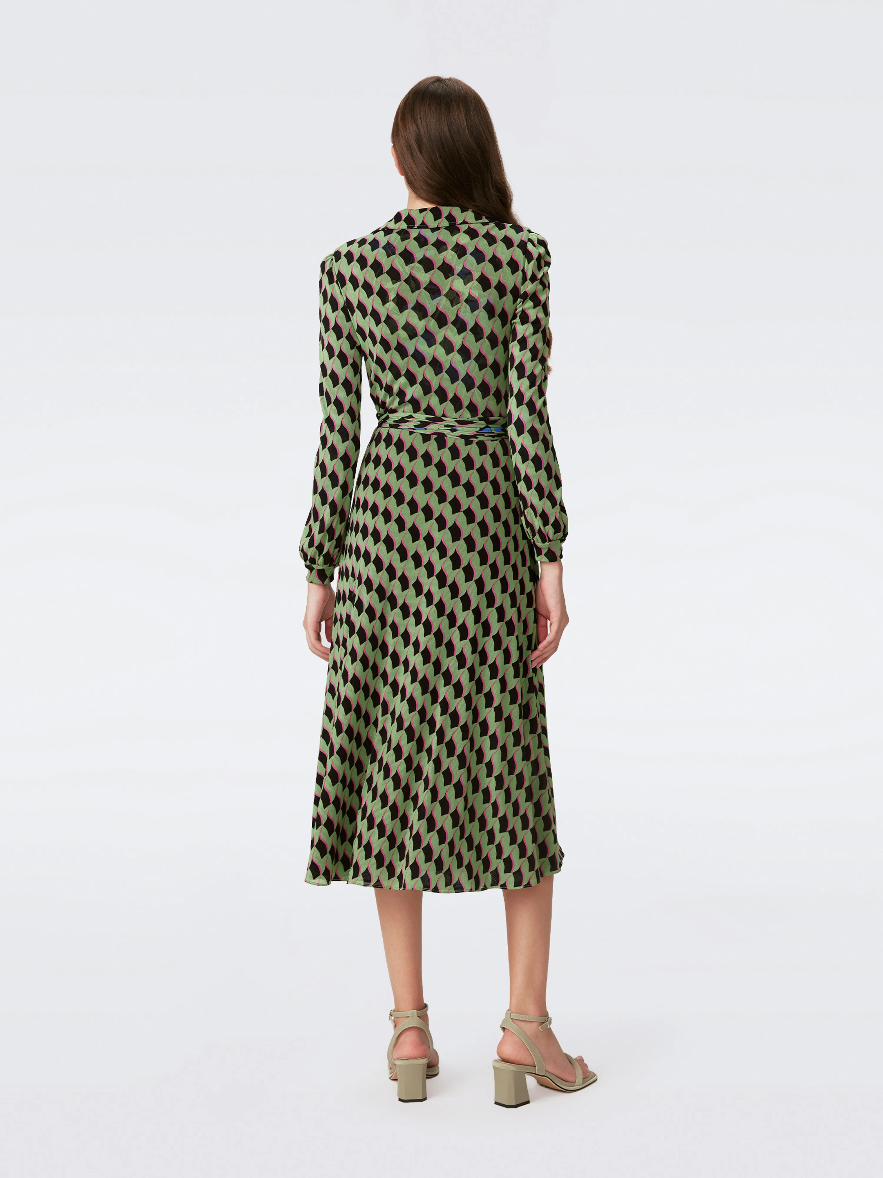Phoenix Reversible Mesh Wrap Dress