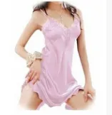 Pink-Plus size women sleeveless dress