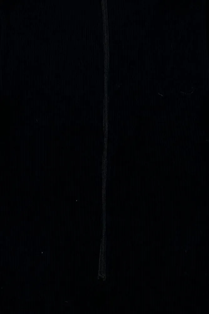 Plain Ribbed Zip Up Seamless Nylon Jumpsuit
