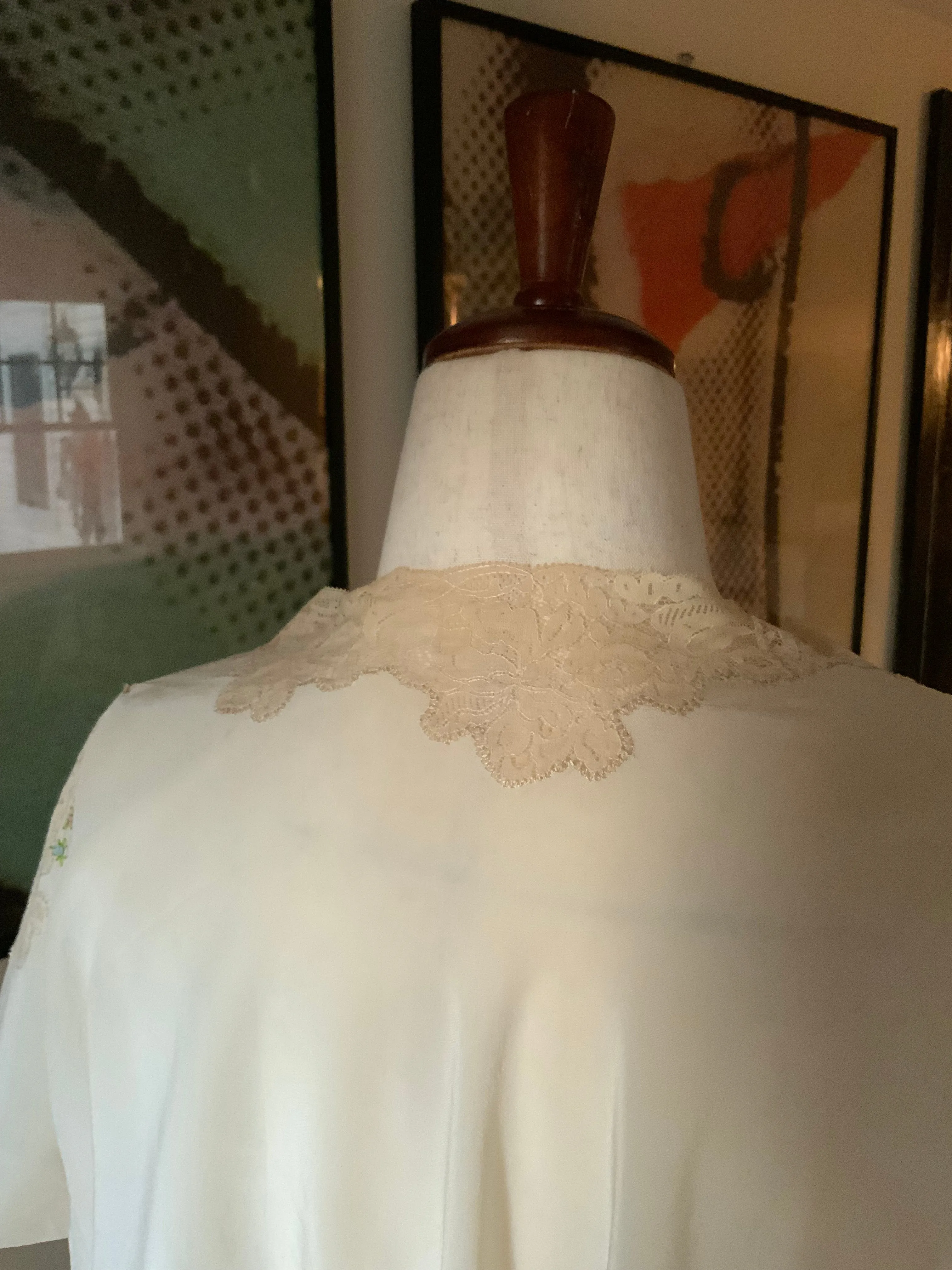 Pure Silk Bed Jacket - Rare - 20s - 20O
