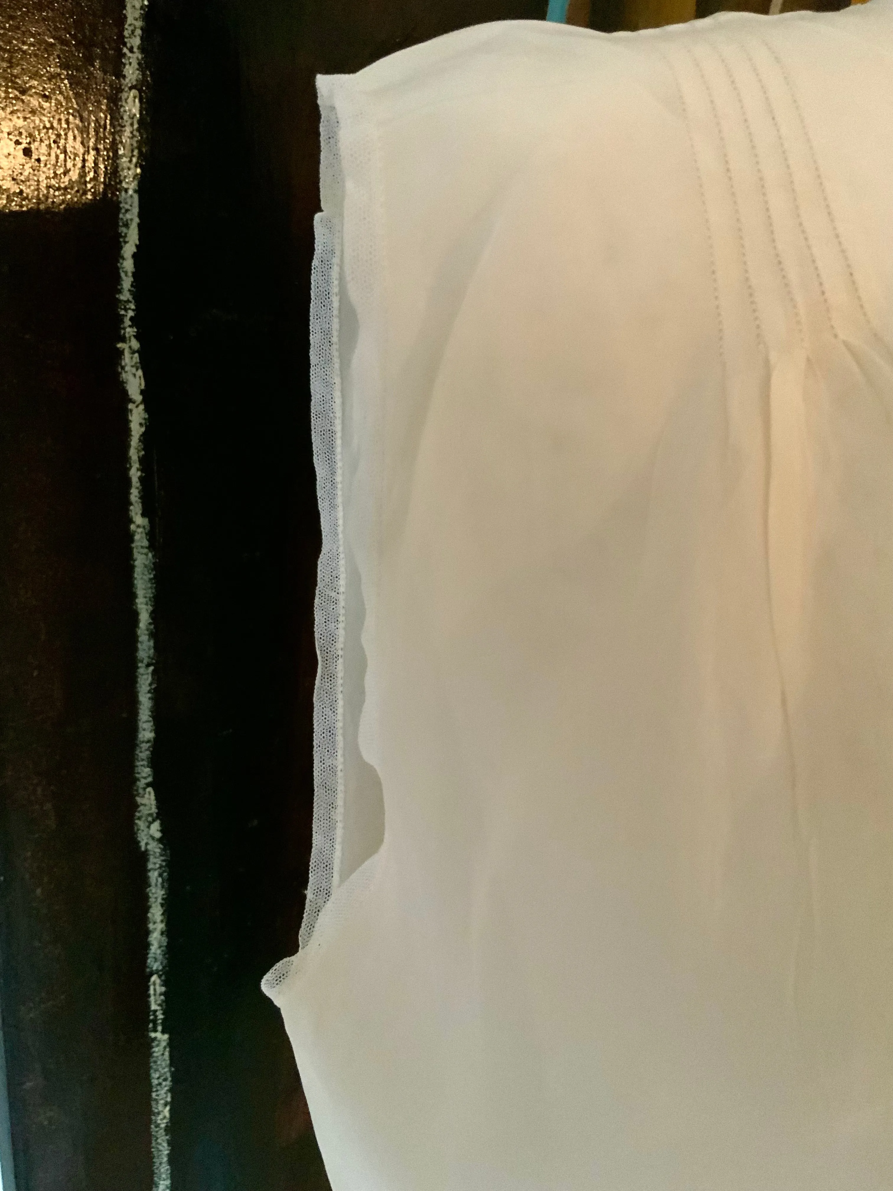 Pure Silk Nightgown - Embroidered - 20s - 20P