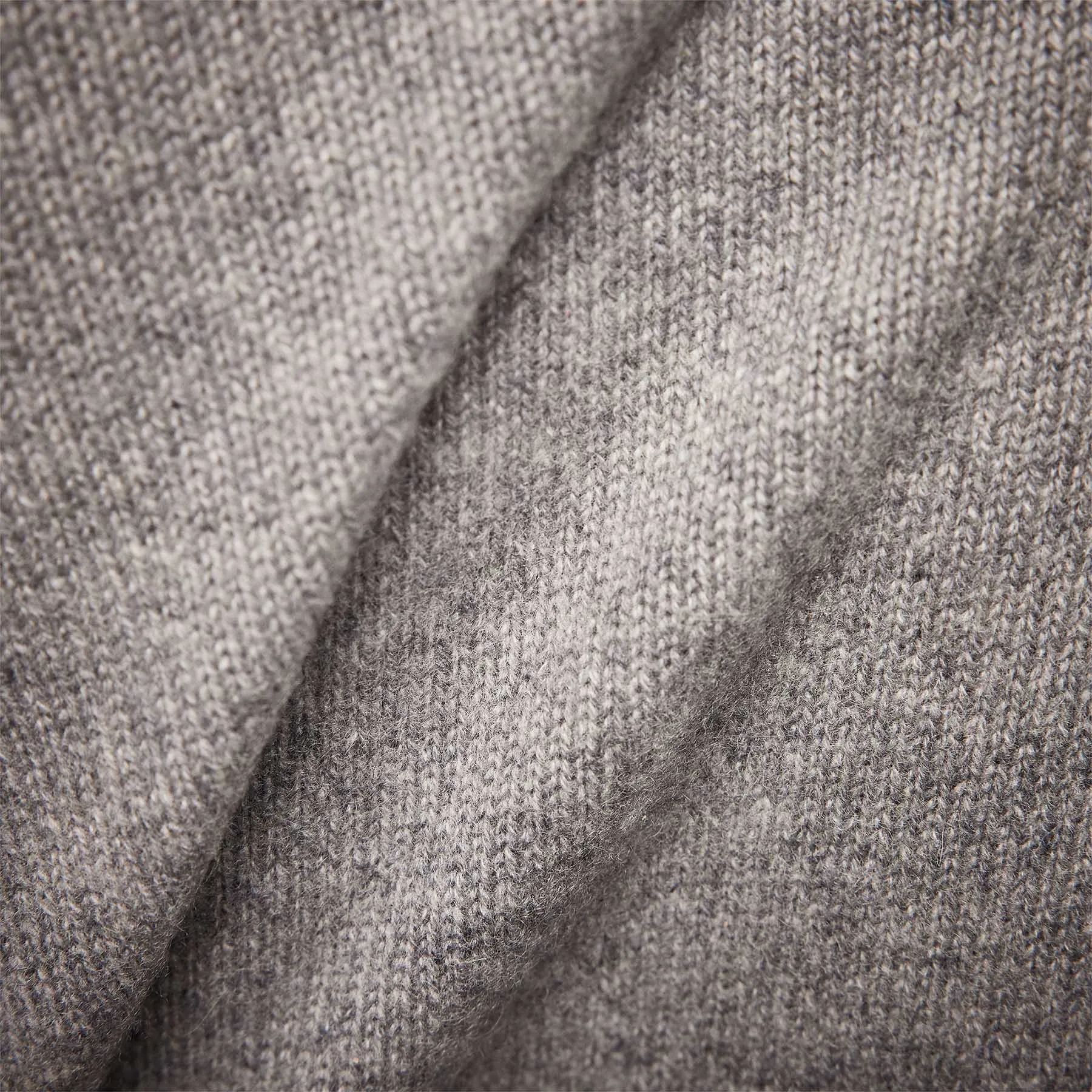 Recycled Cashmere Robe - Heather Grey
