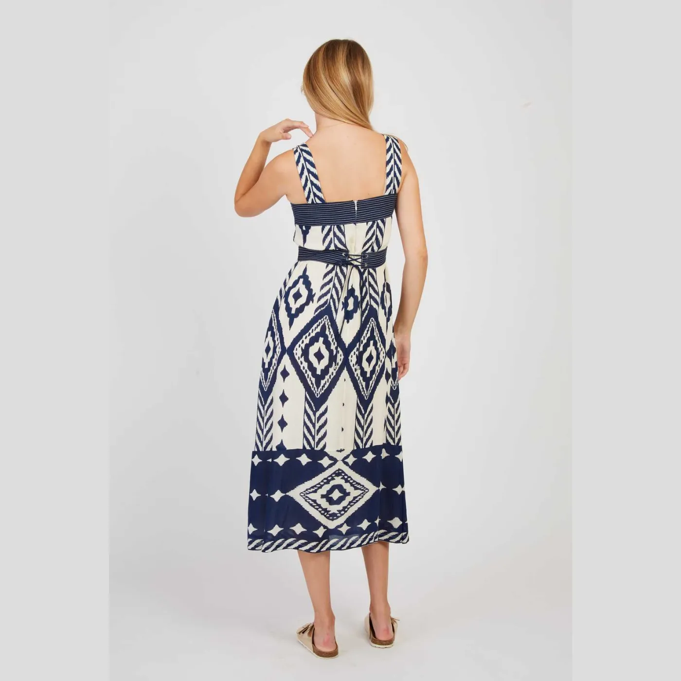 Rene Derhy Perroquet Dress | Marine