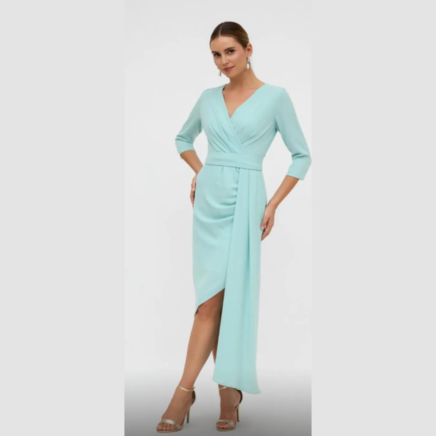 Role Mode Wrap Style Dress