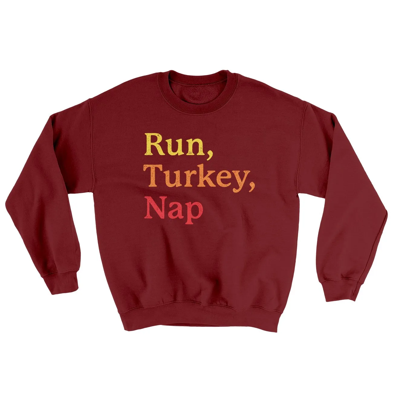 Run, Turkey, Nap Ugly Sweater