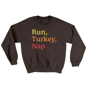Run, Turkey, Nap Ugly Sweater