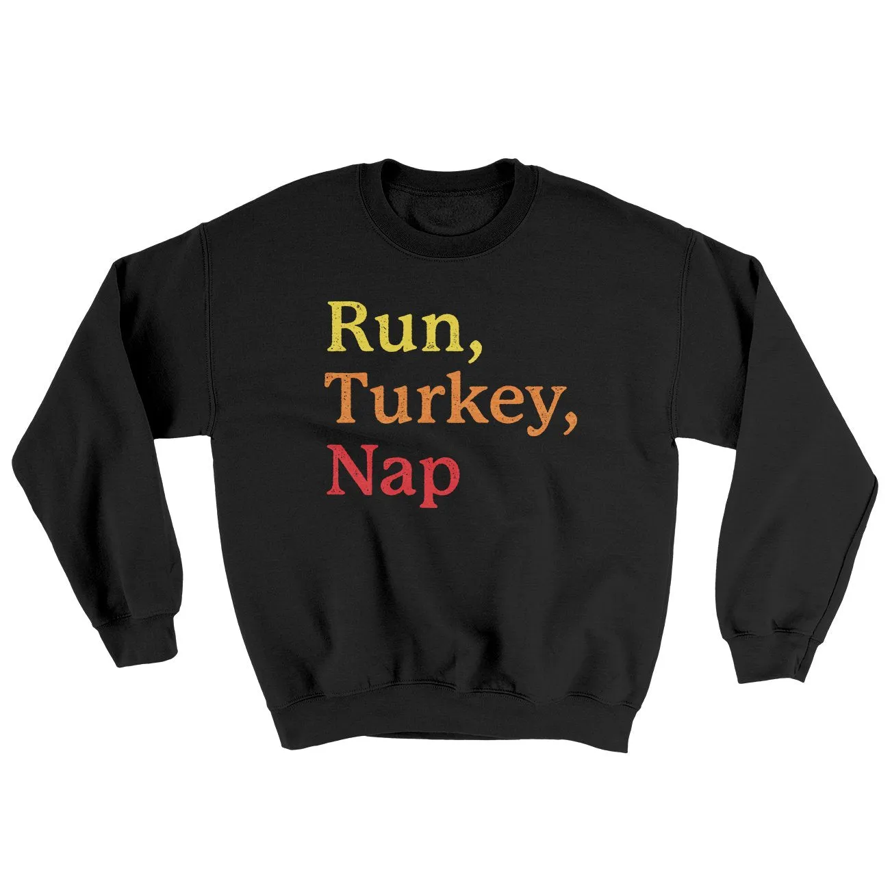 Run, Turkey, Nap Ugly Sweater