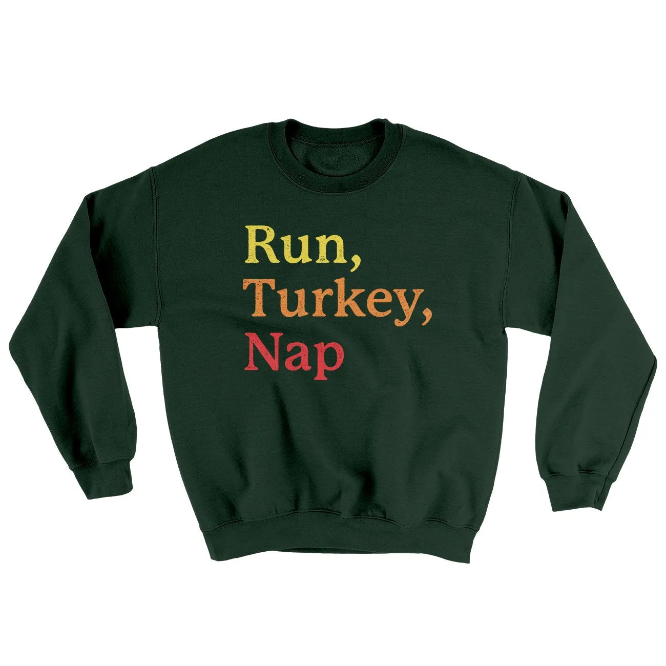 Run, Turkey, Nap Ugly Sweater