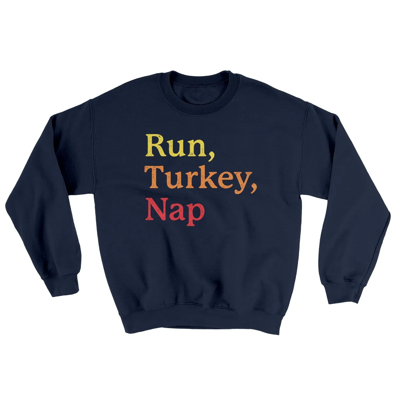 Run, Turkey, Nap Ugly Sweater