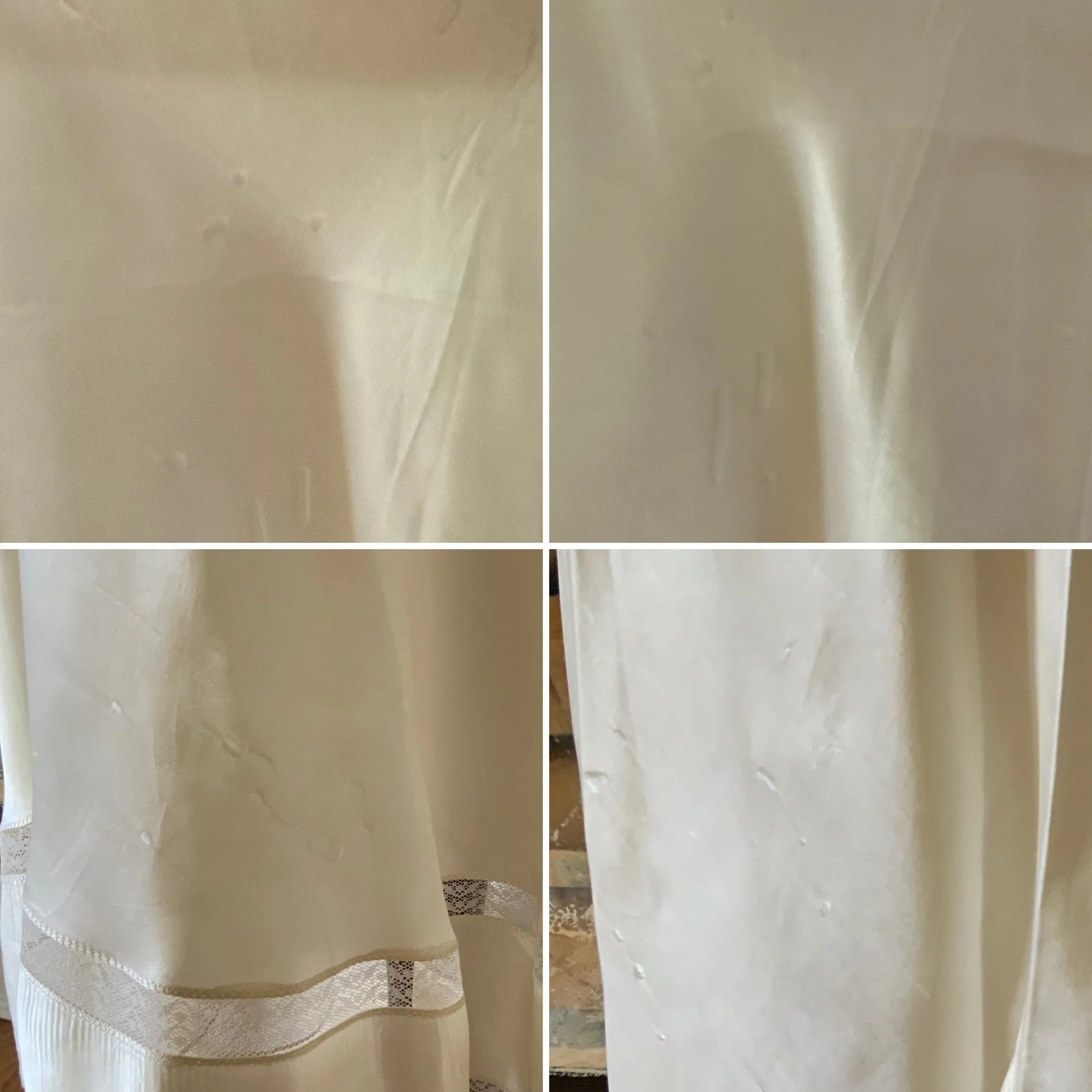 Satin Bridal Nightgown - 50s - 50AE