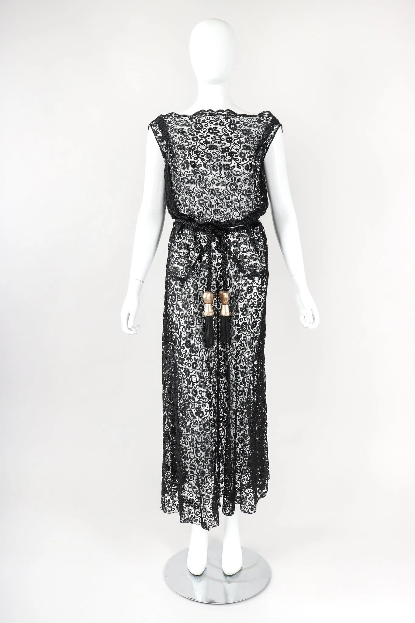 Sheer Embroidery Lace Dress