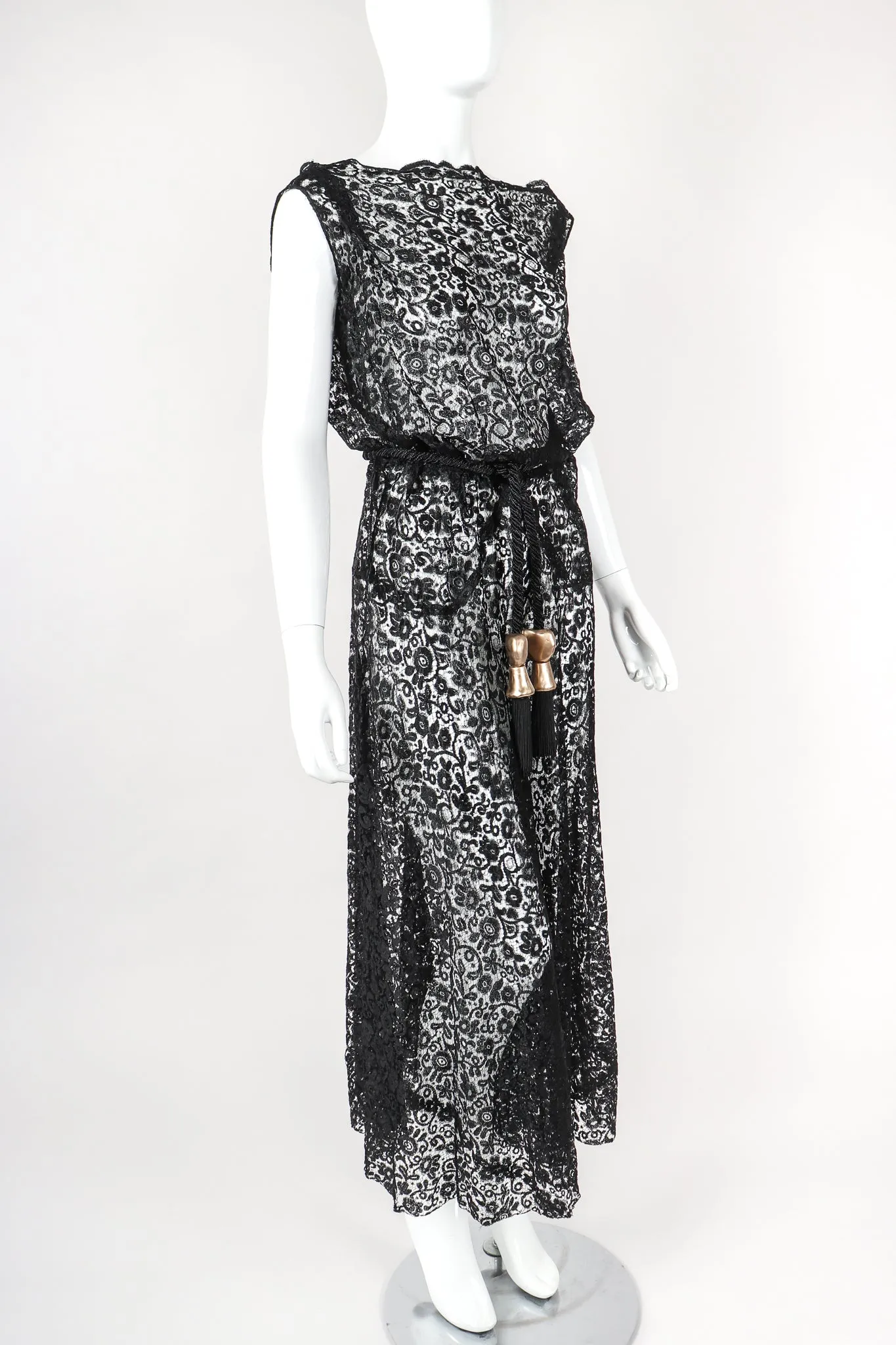 Sheer Embroidery Lace Dress