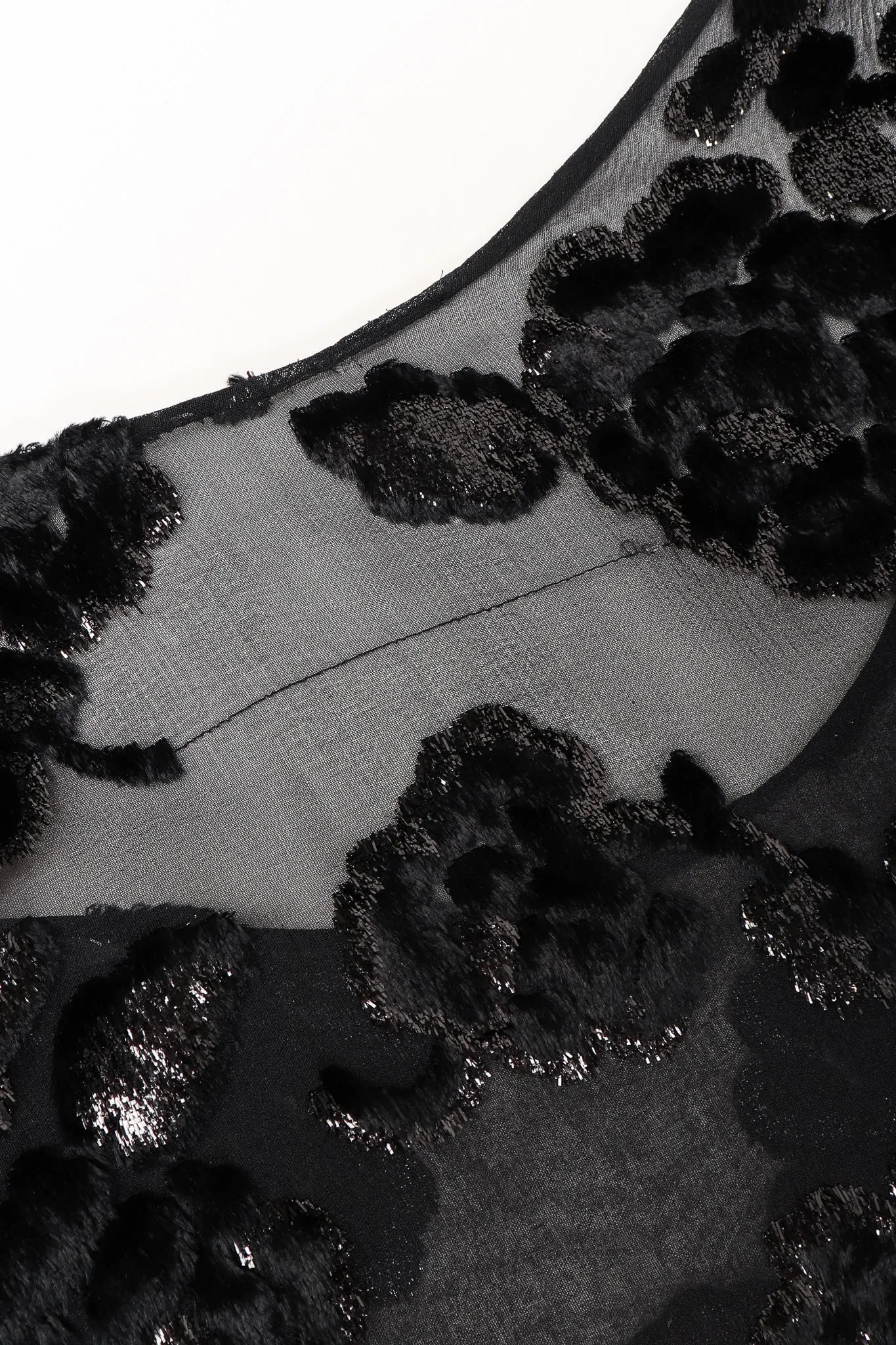 Sheer Velvet Burnout Dress