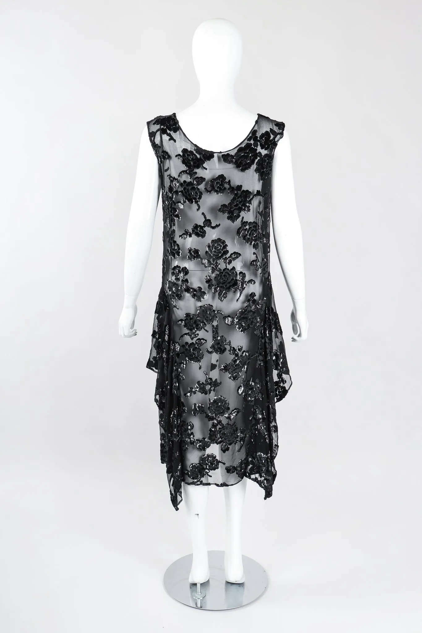 Sheer Velvet Burnout Dress