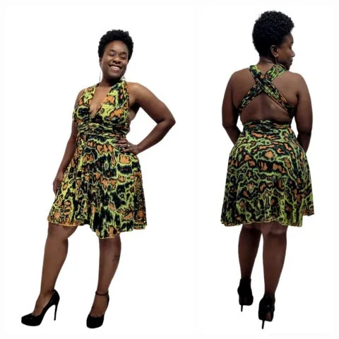 Short Infinity Wrap Dress