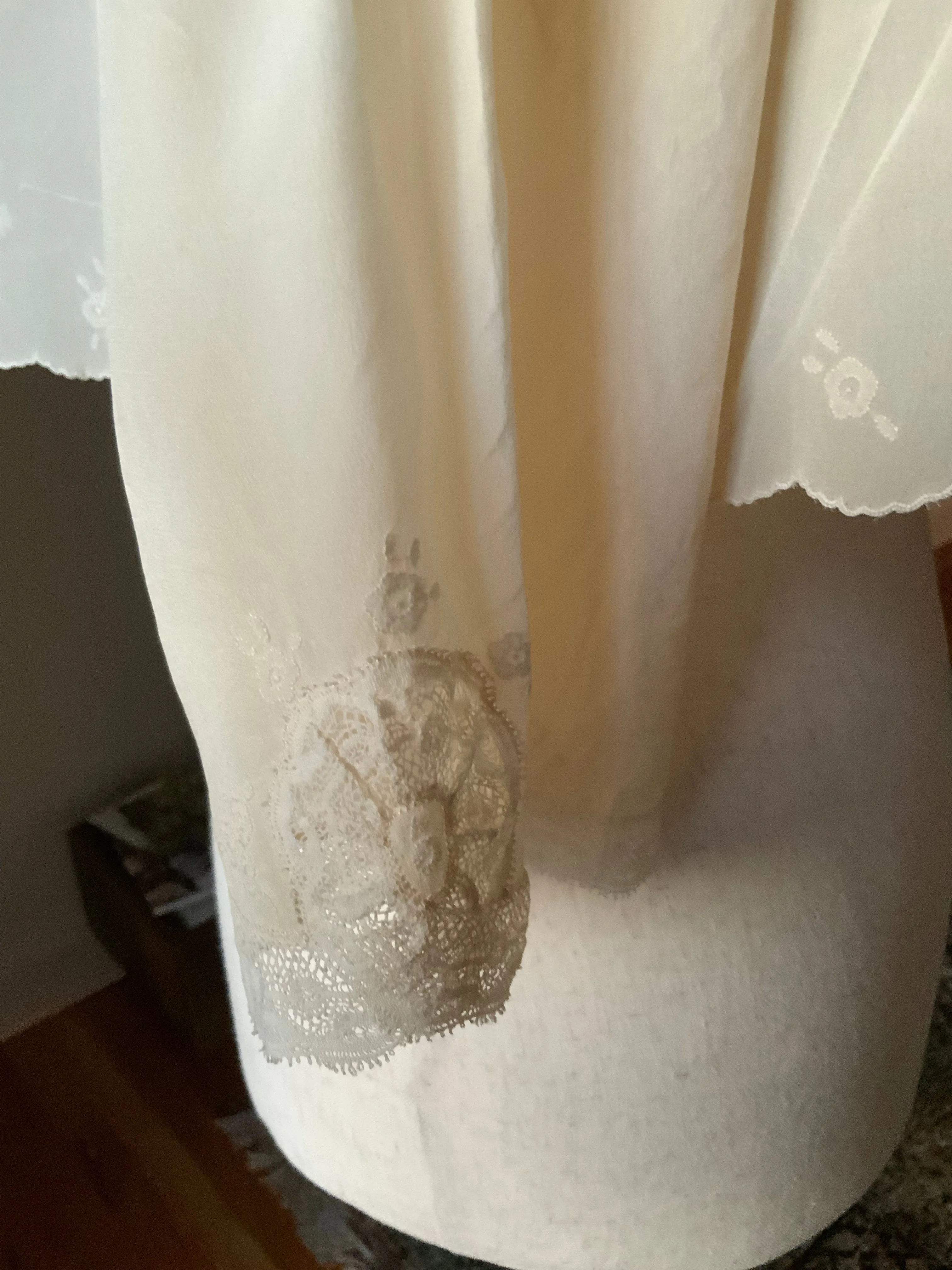 Silk Bed Jacket - Embellished - 20s -20N