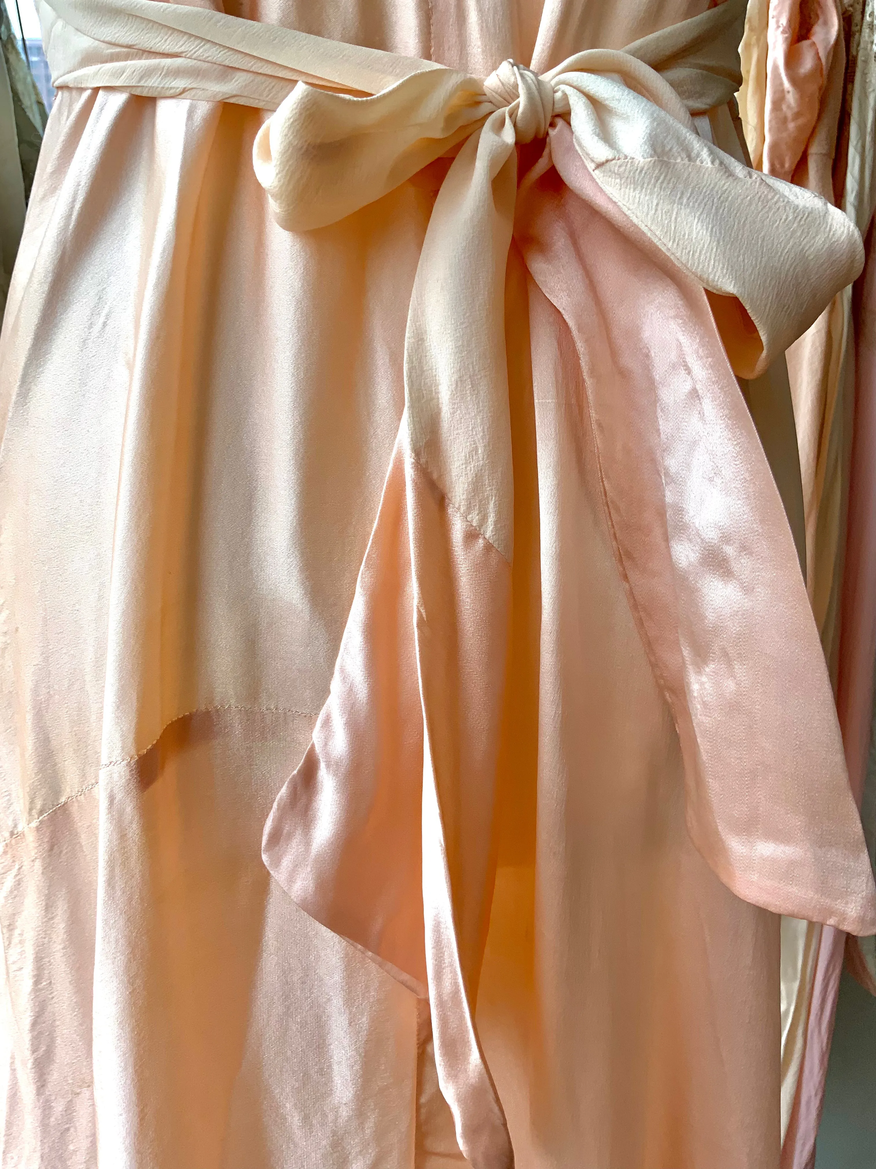 Silk Lace Bridal Nightgown - 30s - Bridal