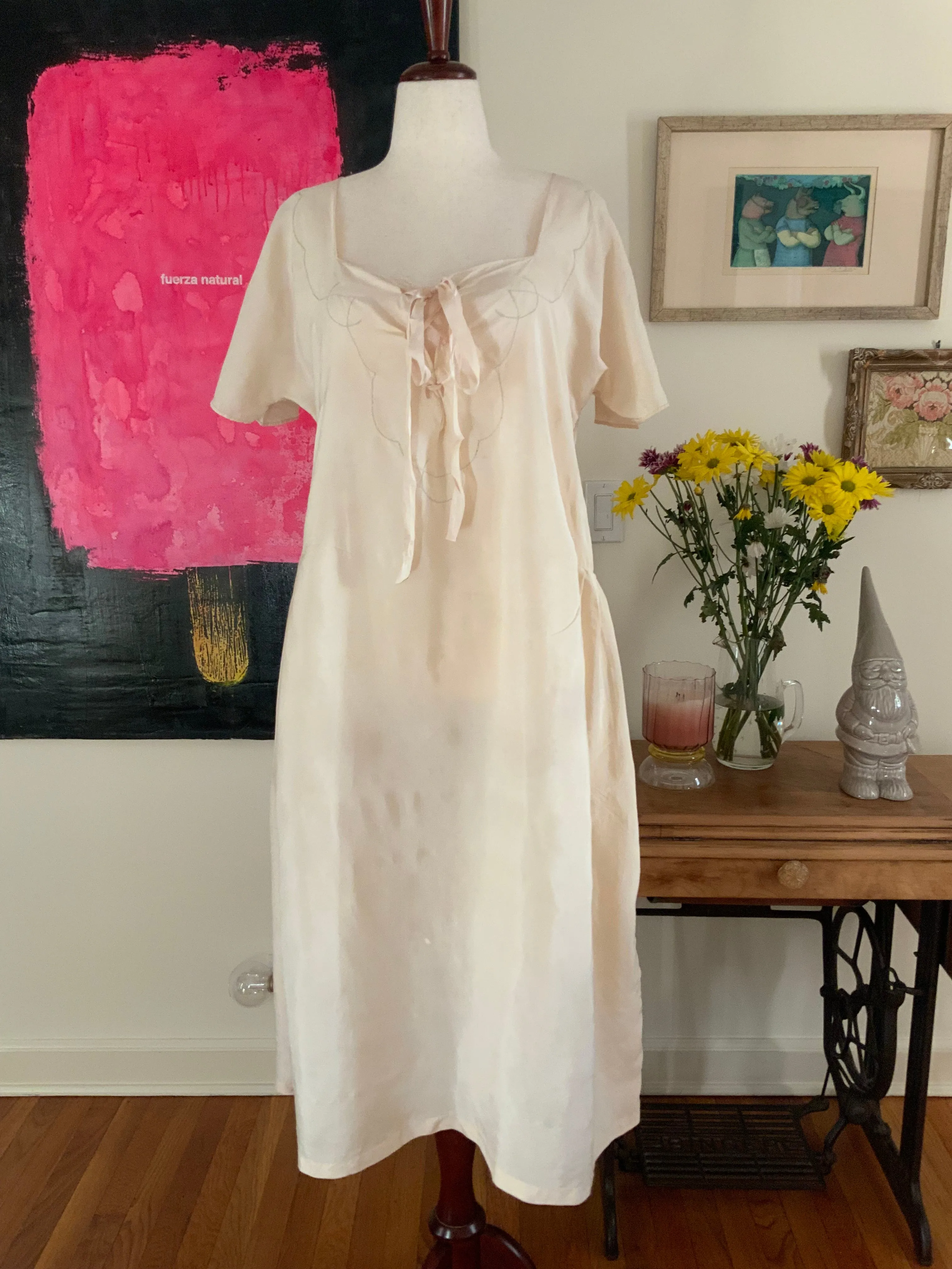 Silk Nightgown / Dress - 20s - 20Q