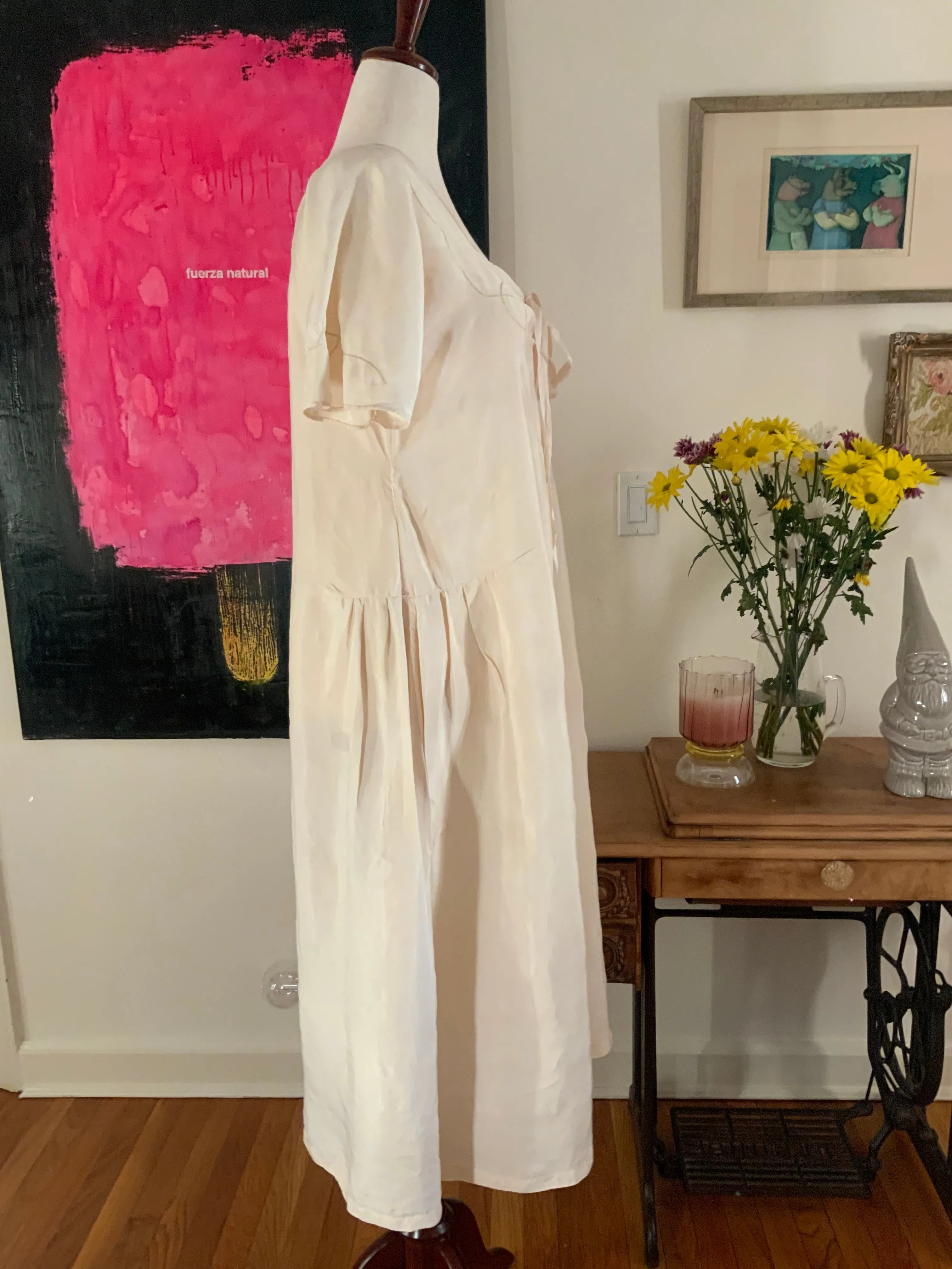 Silk Nightgown / Dress - 20s - 20Q