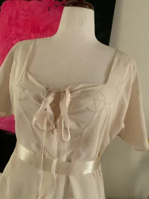 Silk Nightgown / Dress - 20s - 20Q