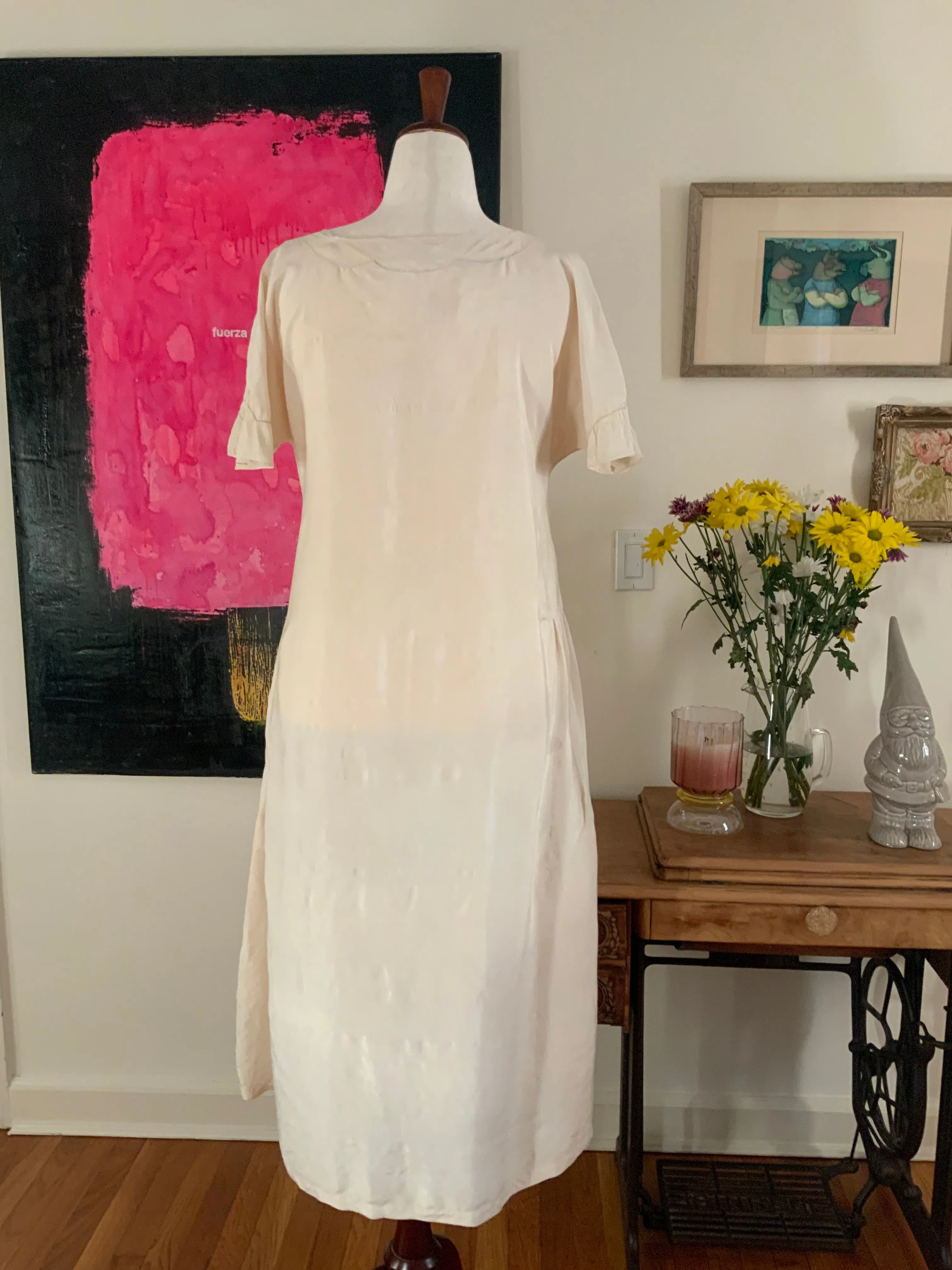 Silk Nightgown / Dress - 20s - 20Q