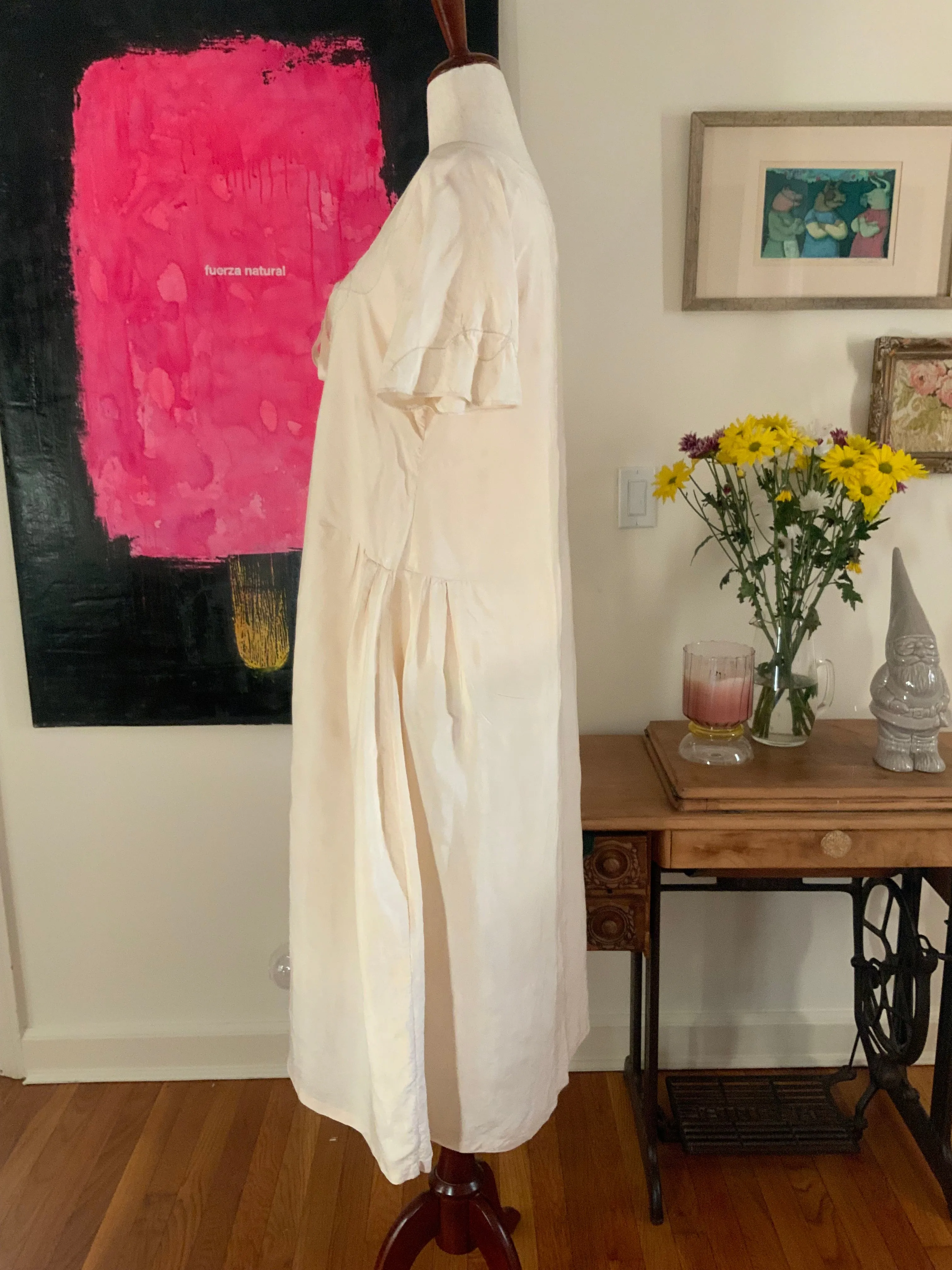 Silk Nightgown / Dress - 20s - 20Q