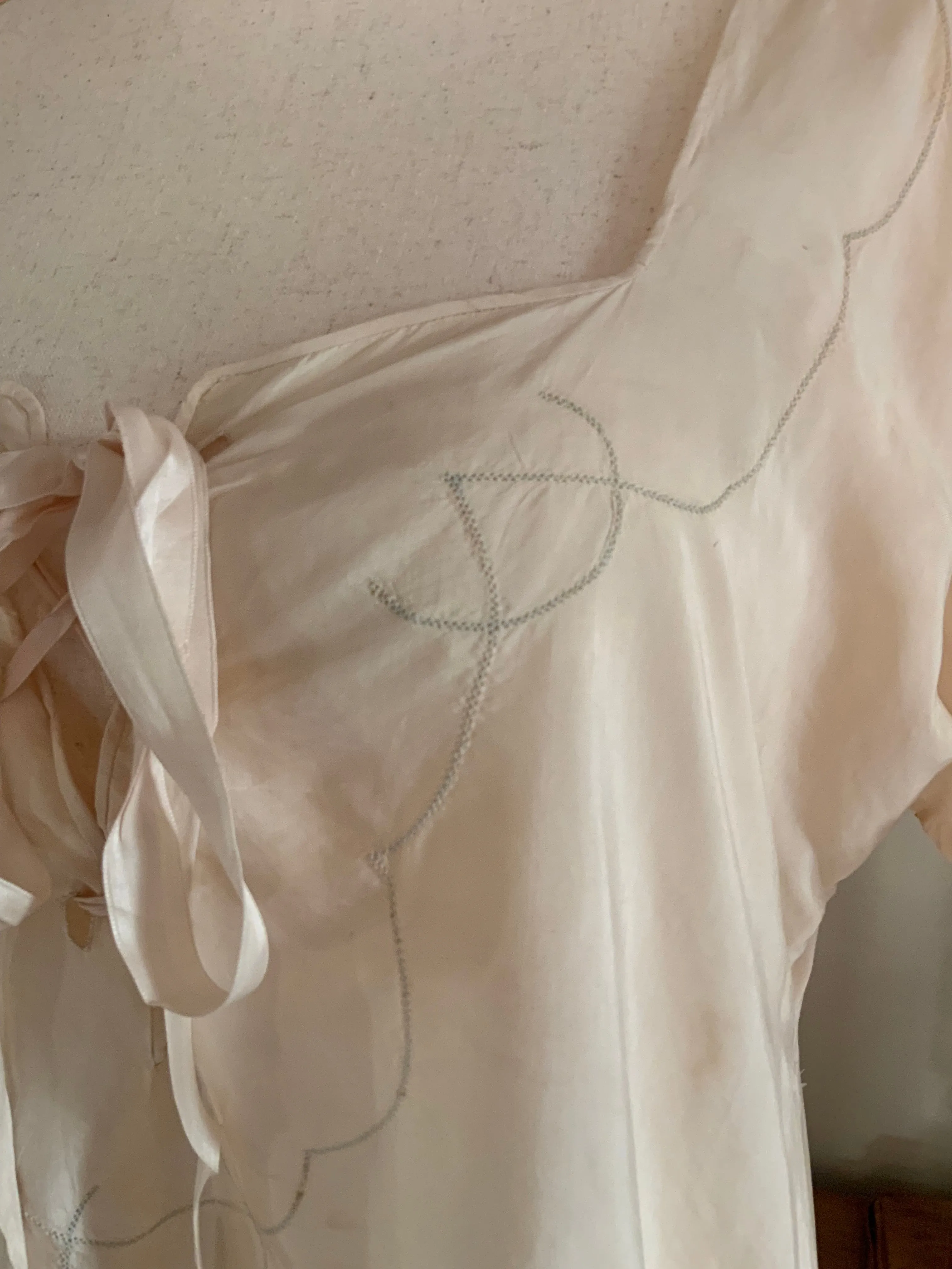 Silk Nightgown / Dress - 20s - 20Q