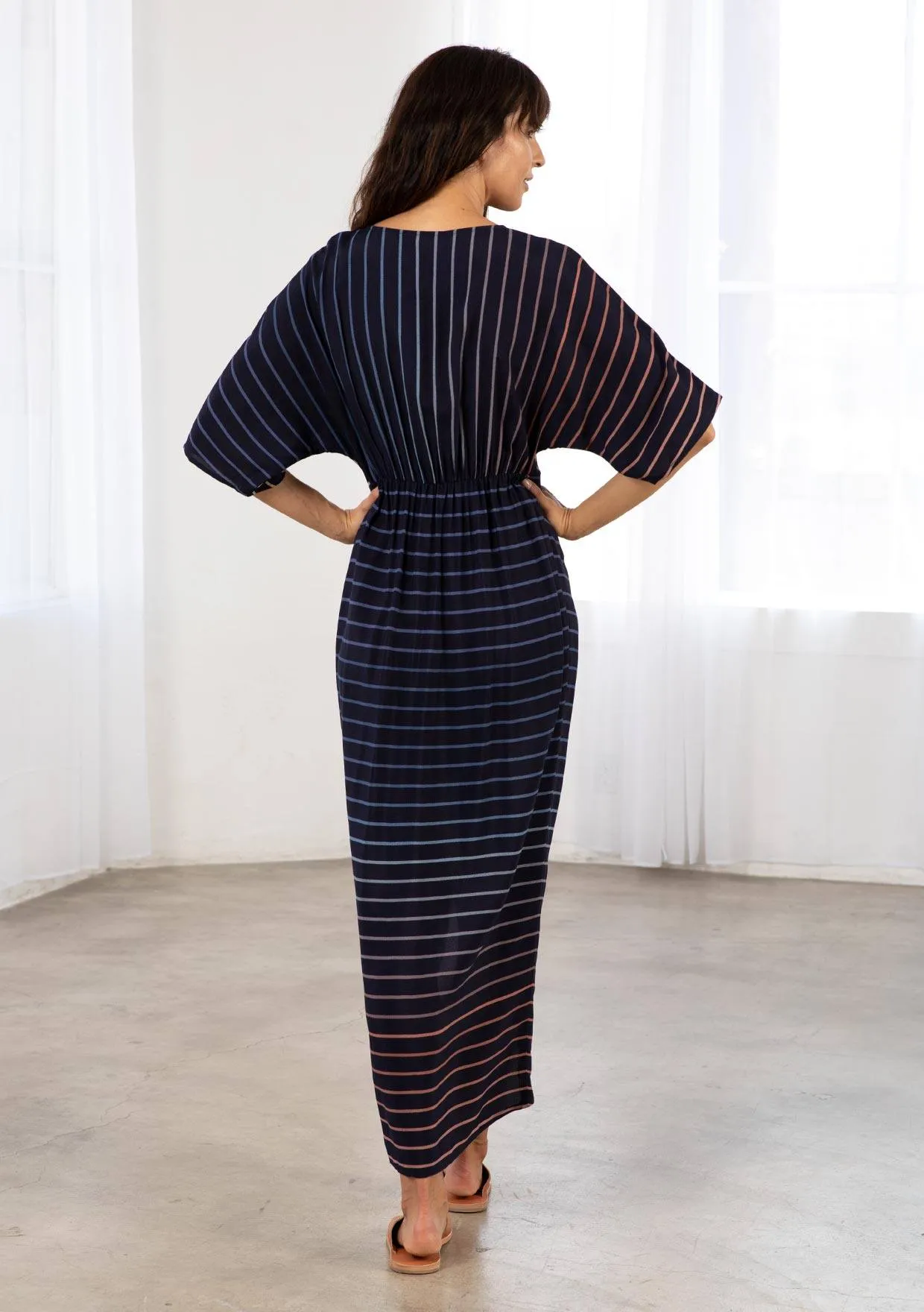 Skyline Stripe Maxi Dress