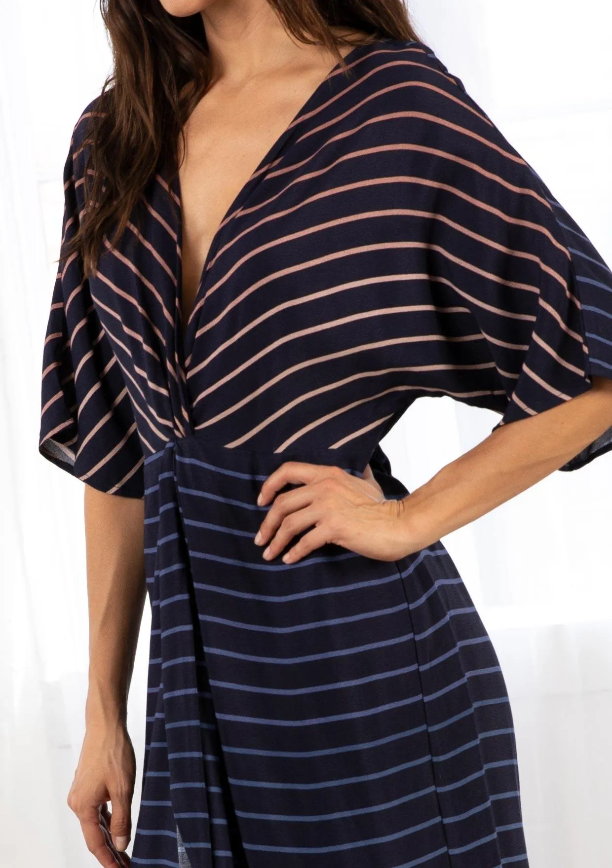 Skyline Stripe Maxi Dress