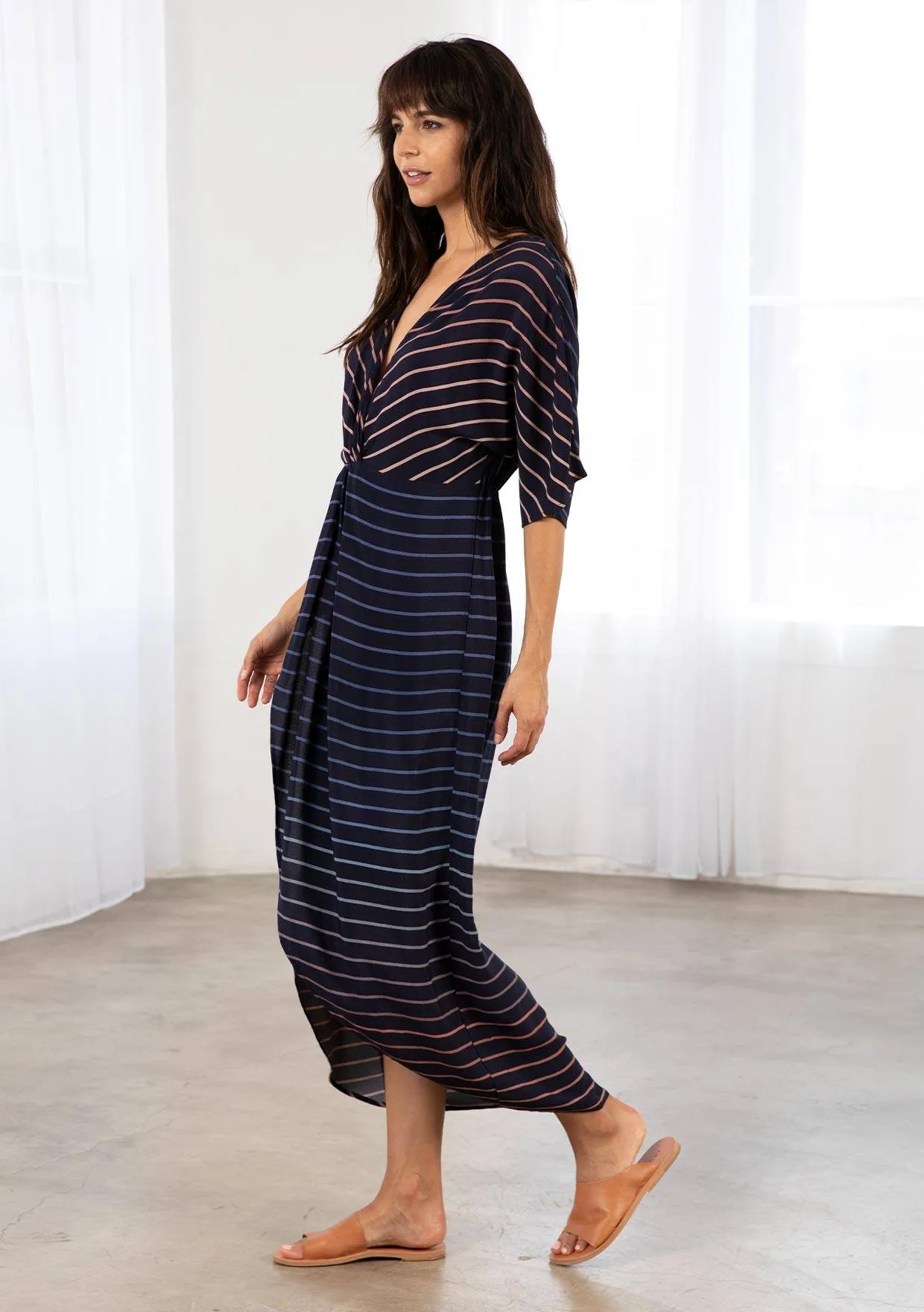 Skyline Stripe Maxi Dress