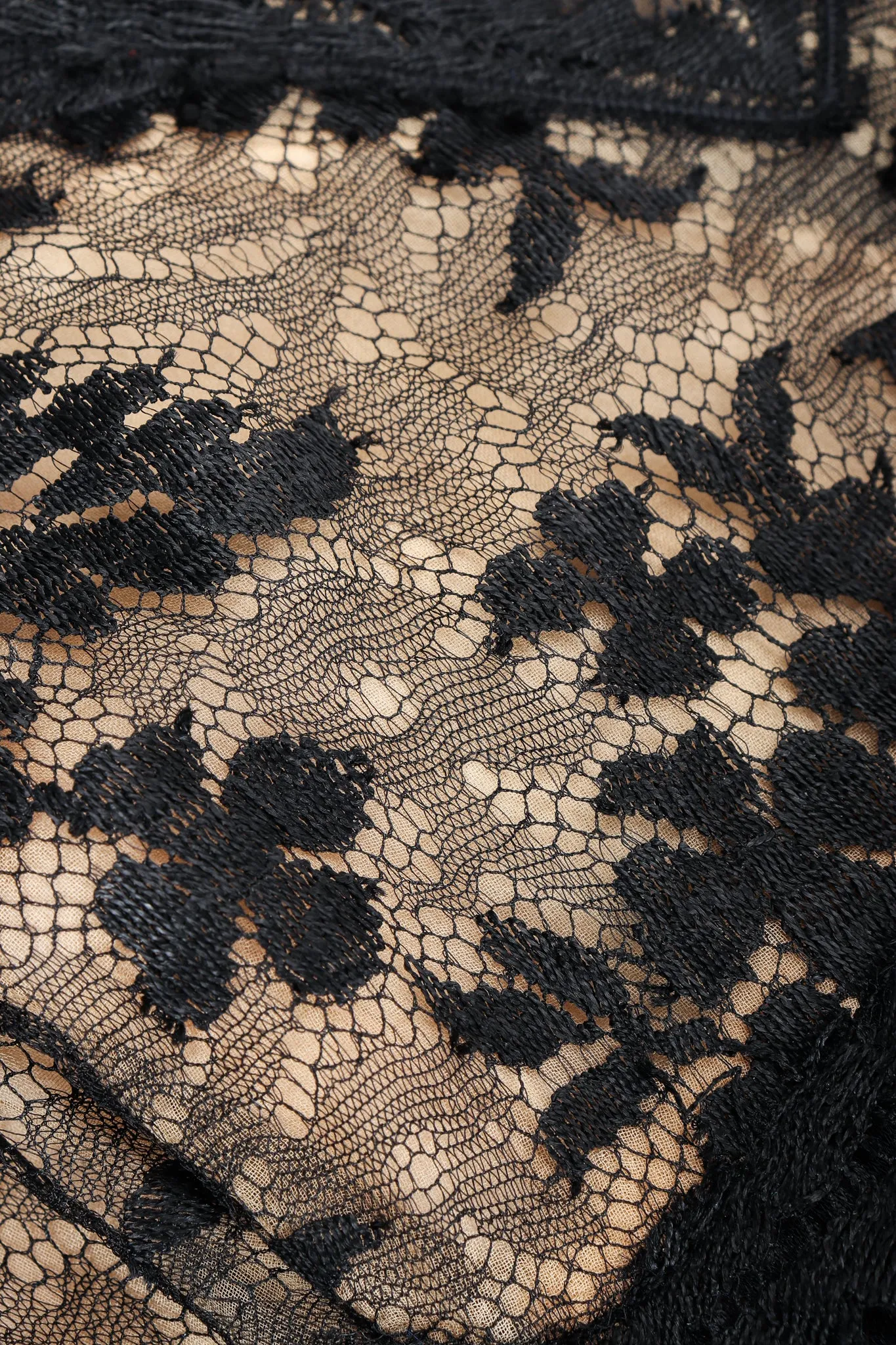 Strapless Lace Empire Gown