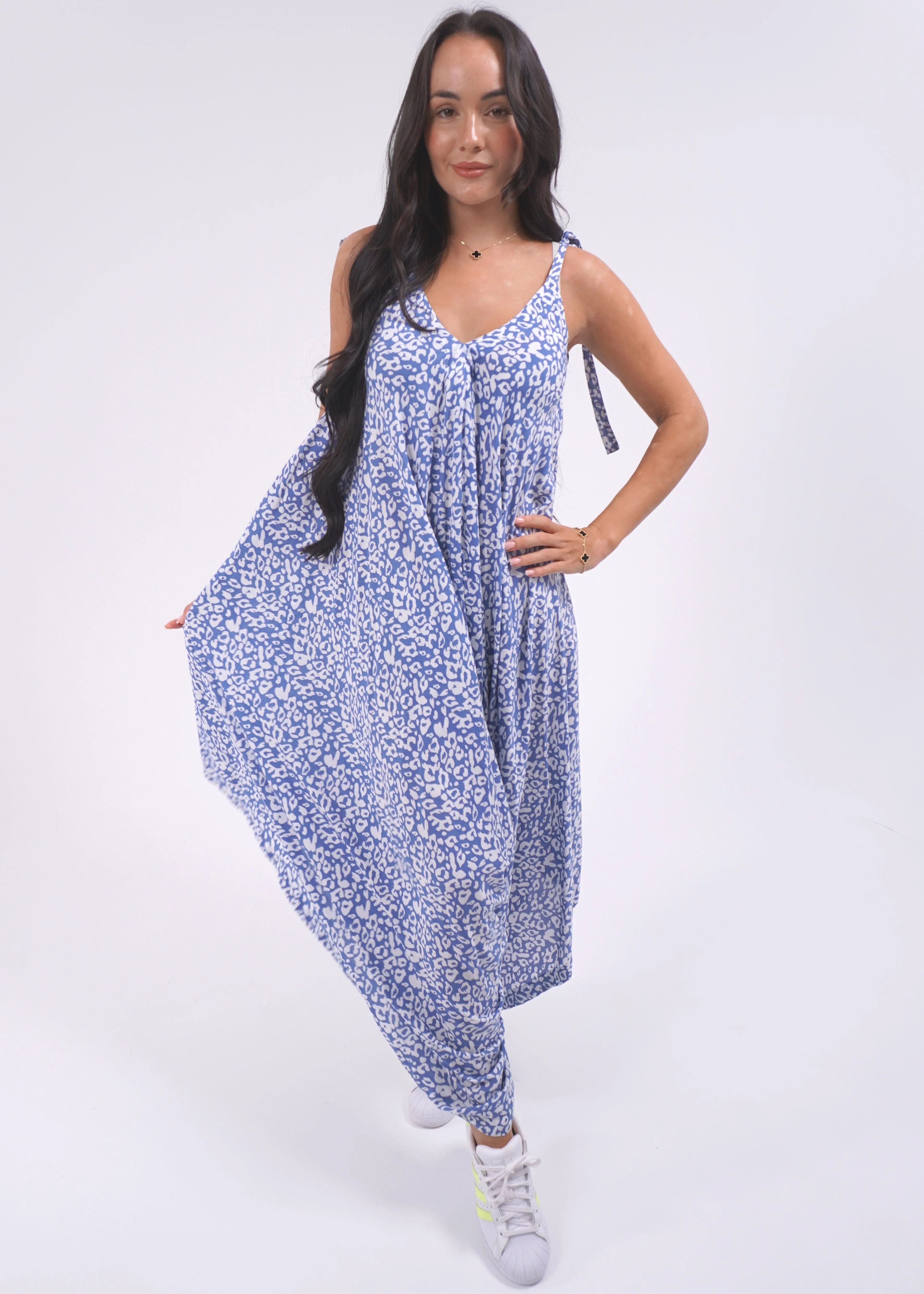 The Harem Jumpsuit - Jungle Skies