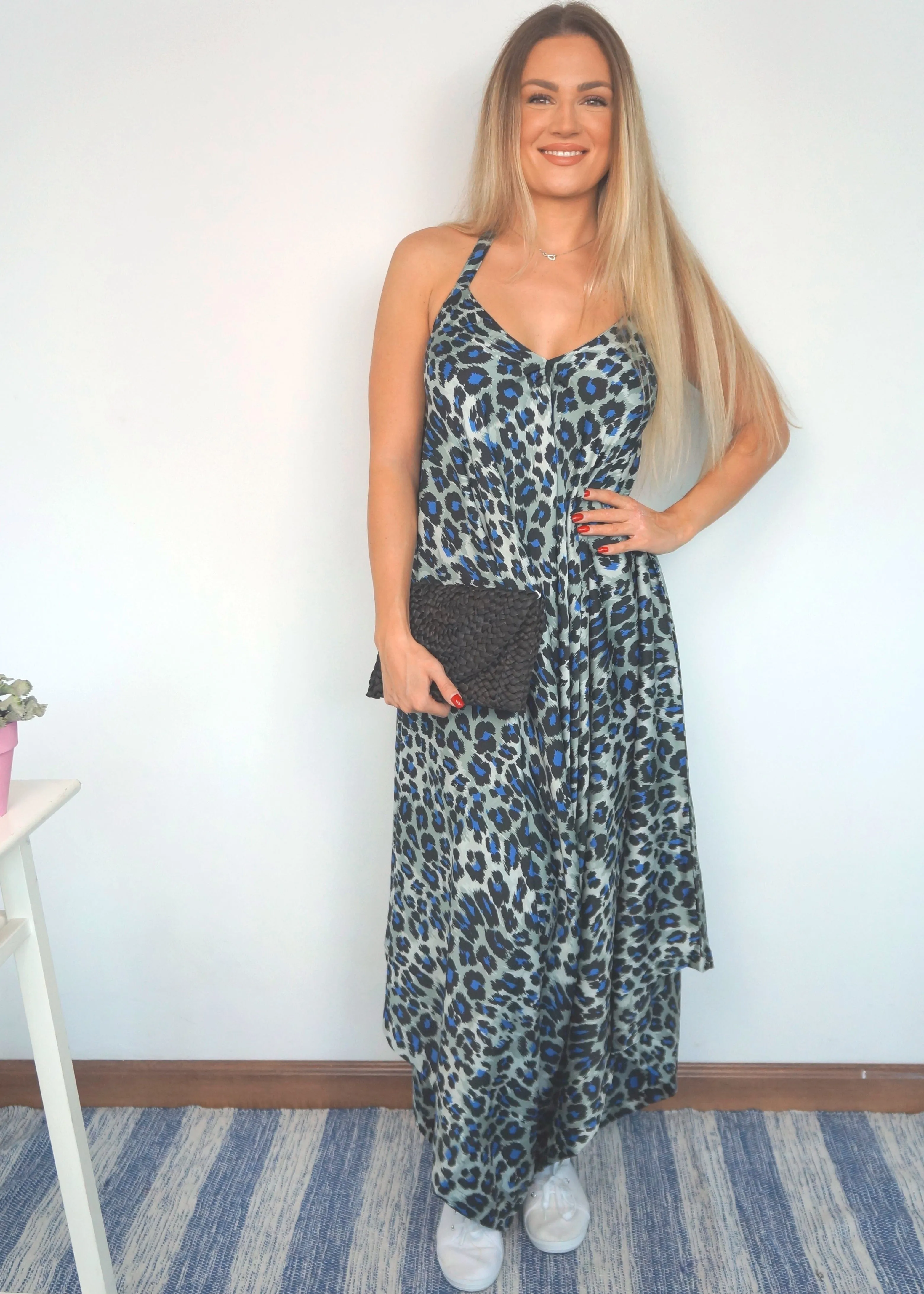 The Harem Jumpsuit - Midnight Black Satin