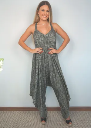 The Harem Jumpsuit - Olive Martinis