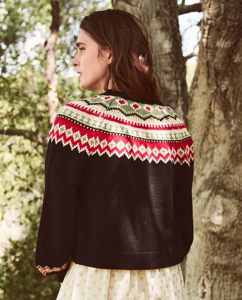 The Holiday Fair Isle Sophmore Cardigan